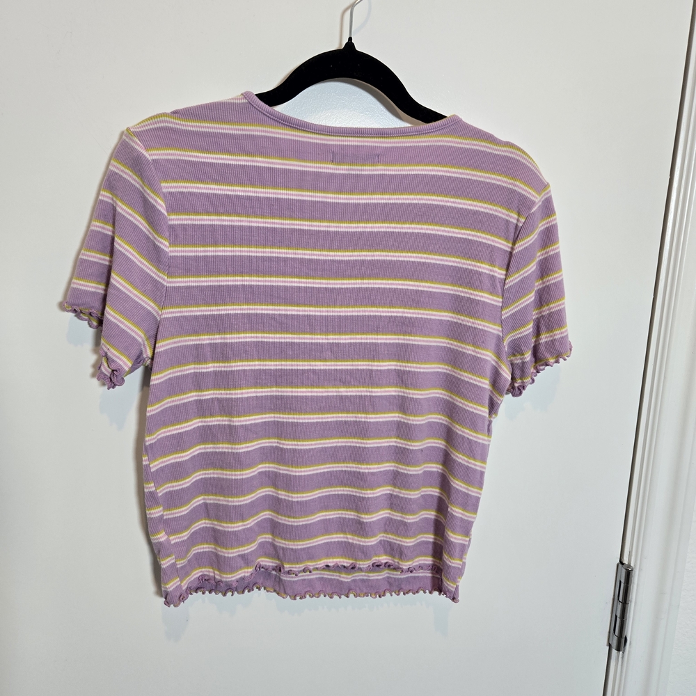 wild fable Lavender Crop Top Baby Tee - Picture 3 of 3